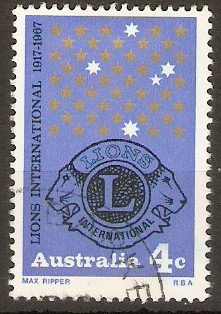 Australia 1967 Lions Int. Anniversary Stamp. SG411.